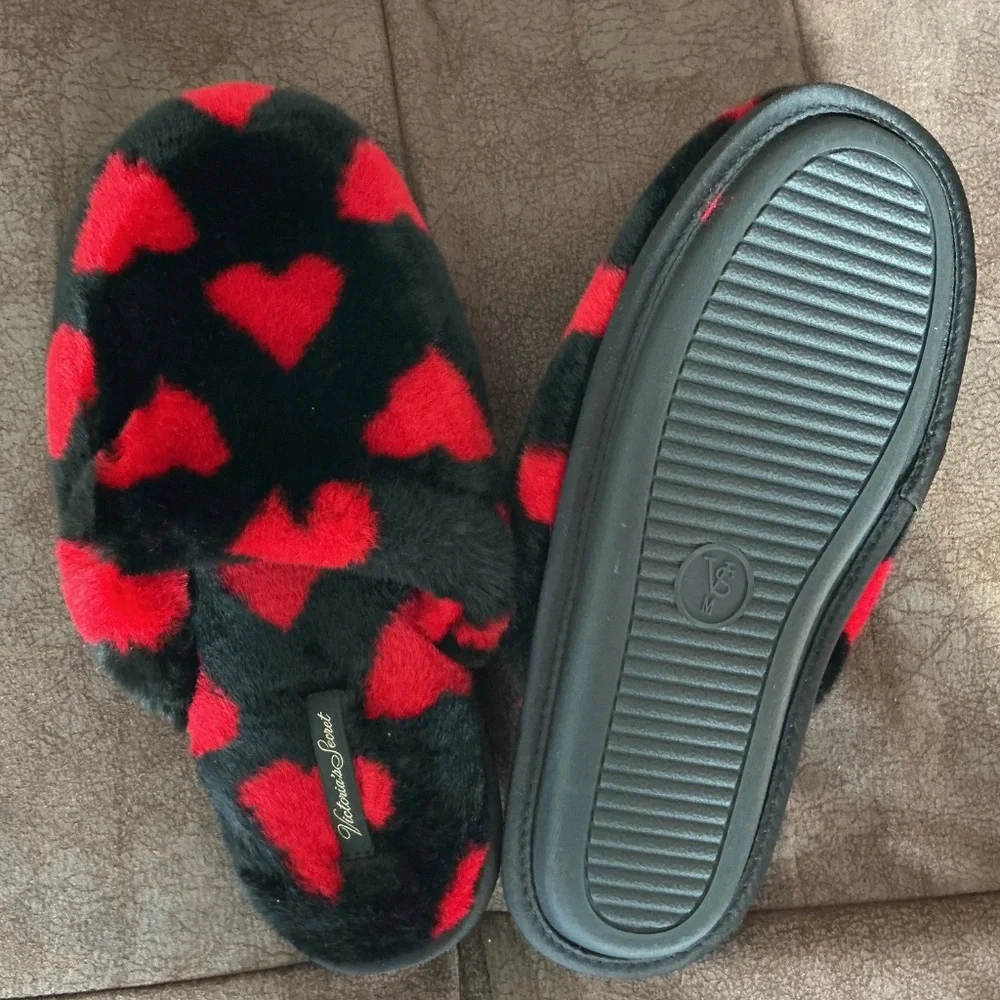 Victoria’s Secret Heart Robe and Slippers - Picture 3 of 3